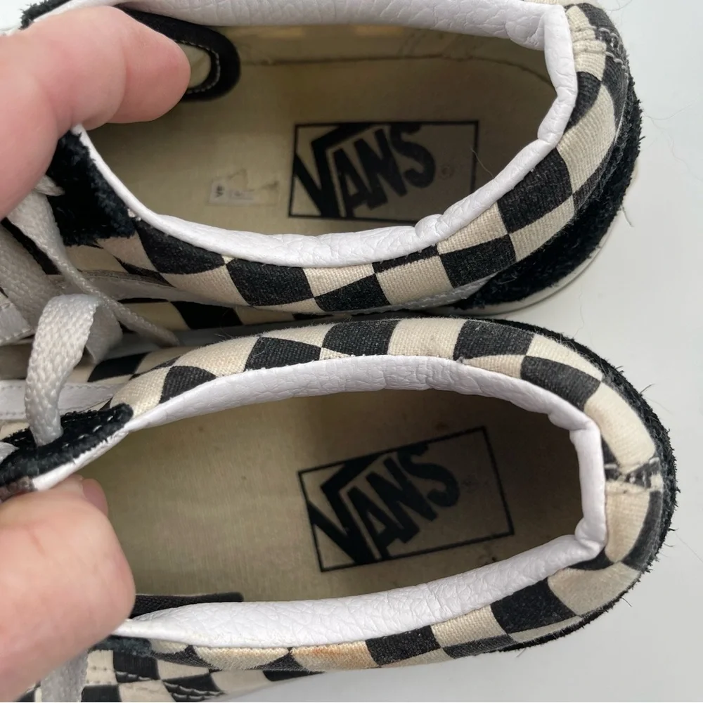 👞Vans Unisex Adults Era Black White Checkerboard Skateboarding Shoe-M/4.5 | W/6